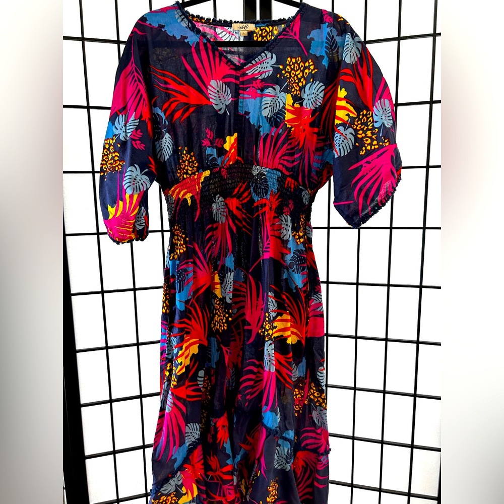 Adrift Floral Midi Dress